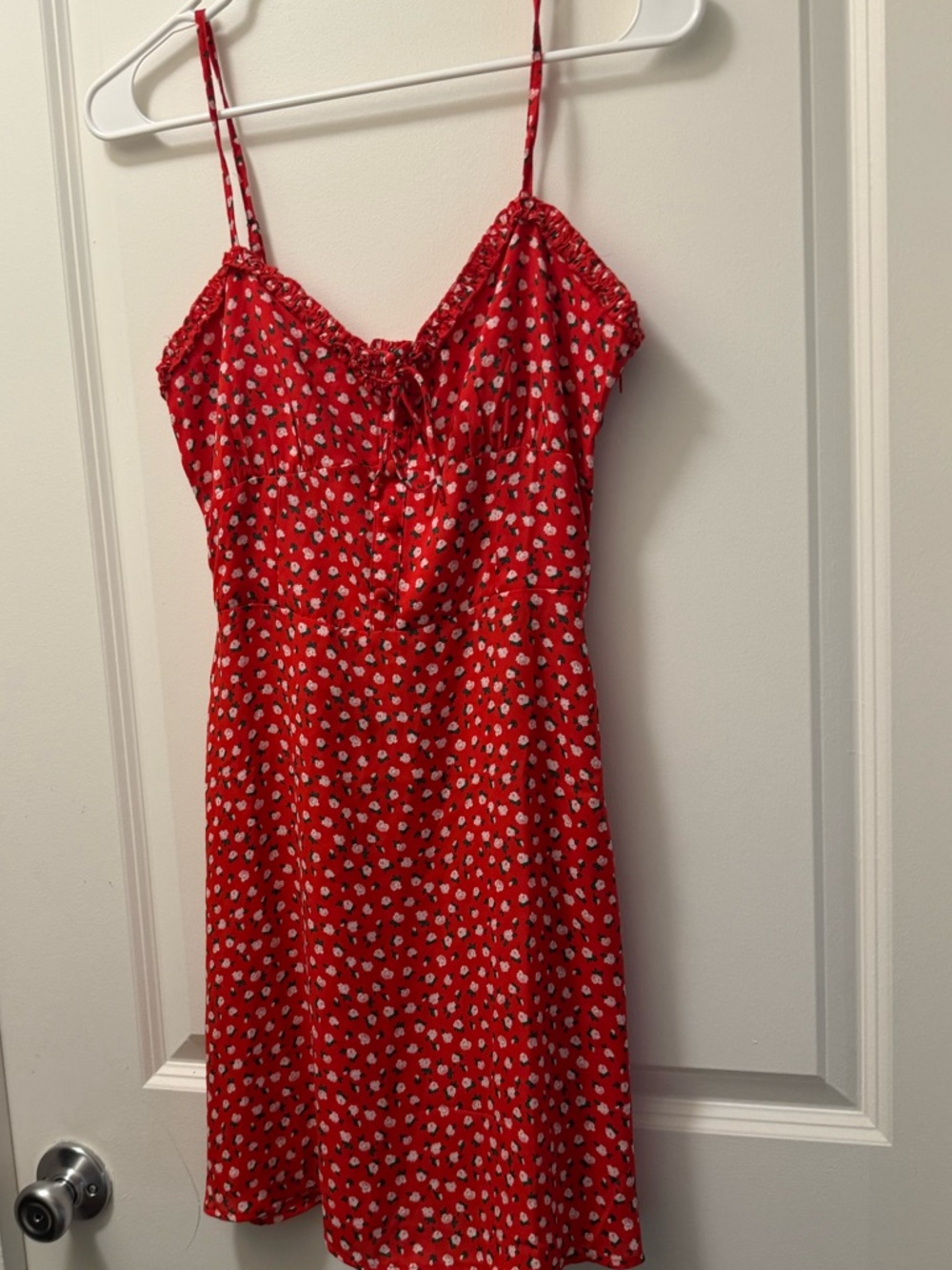Aeropostale Red Floral Mini Dress